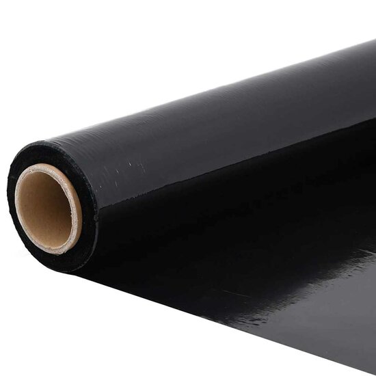 Stretchfilm 23 &Mu;m 6 50 cm x 150 m Zwart