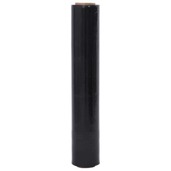 Stretchfilm 30 &Mu;m 6 50 cm x 150 m Zwart