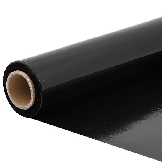 Stretchfilm 30 &Mu;m 6 50 cm x 150 m Zwart