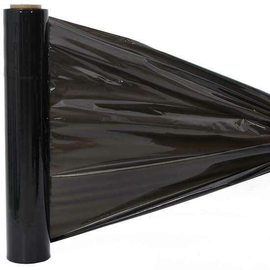 Stretchfilm 30 &Mu;m 6 50 cm x 150 m Zwart