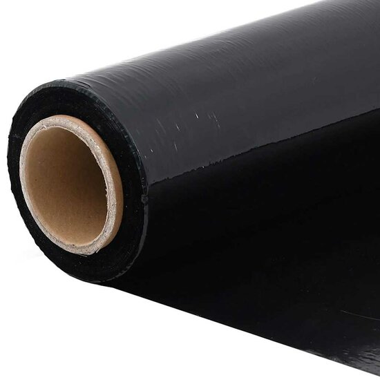 Stretchfilm 23 &Mu;m 6 50 cm x 300 m Zwart