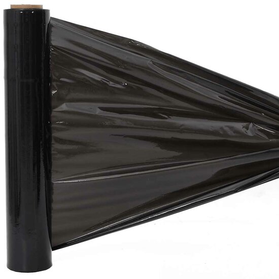 Stretchfilm 23 &Mu;m 6 50 cm x 300 m Zwart