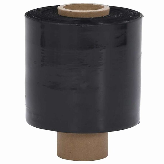 Stretchfolies 10 stuks zwart 23 &micro;m 10 cm x 300 m