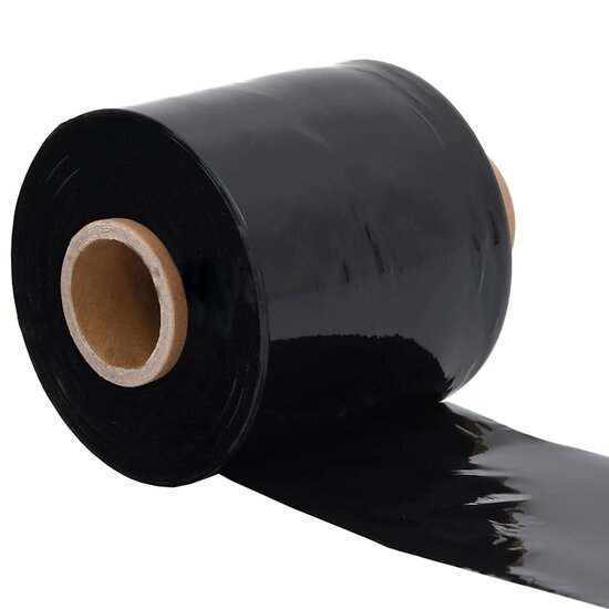 Stretchfolies 10 stuks zwart 23 &micro;m 10 cm x 300 m