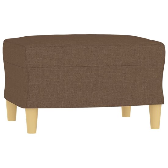 3-delige Loungeset met kussens stof bruin