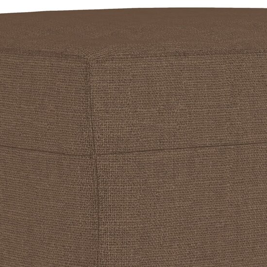 3-delige Loungeset met kussens stof bruin