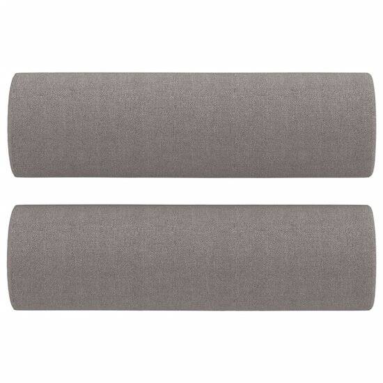 2-Delige Loungeset Stof Taupe met kussens