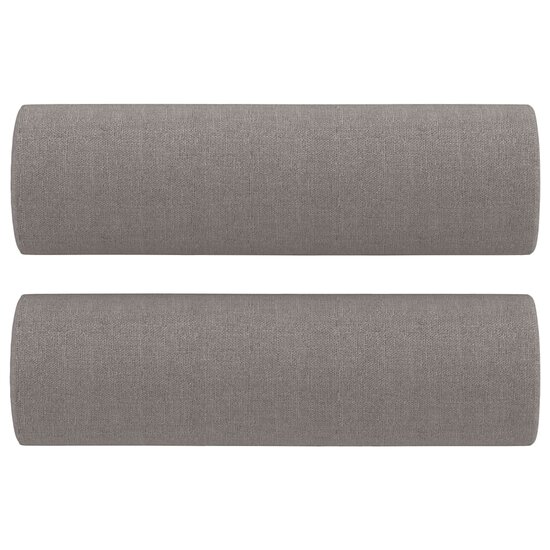 3-Delige Loungeset Stof Taupe met kussens