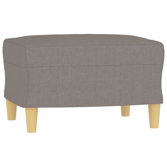 3-Delige Loungeset Met Kussens Stof Taupe