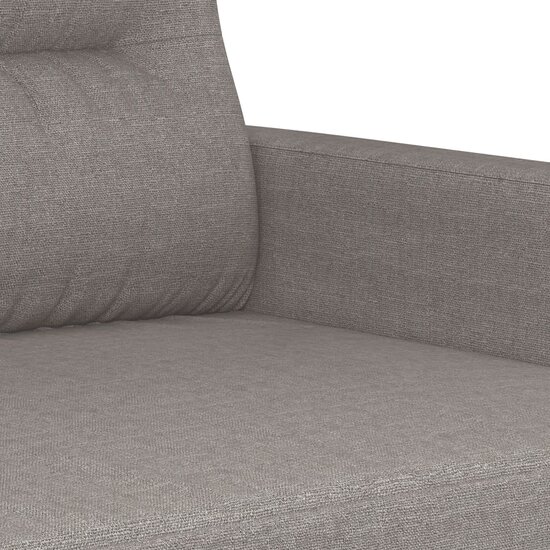 3-Delige Loungeset Met Kussens Stof Taupe