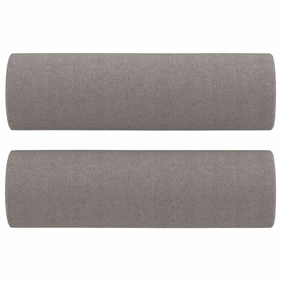 3-Delige Loungeset Met Kussens Stof Taupe