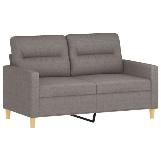 4-Delige Loungeset Met Kussens Stof Taupe