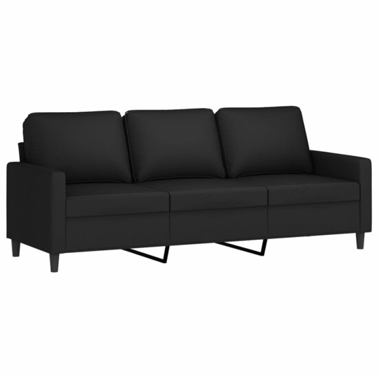 4-Delige Loungeset Met Kussens Fluweel Zwart