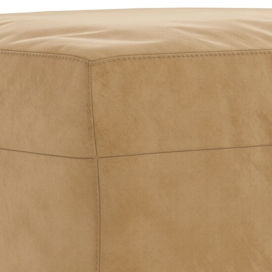 3-Delige Loungeset Met Kussens Fluweel Bruin