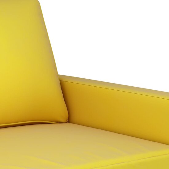 3-Delige Loungeset Met Kussens Fluweel Geel