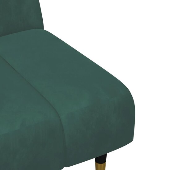 2-delige Loungeset fluweel donkergroen