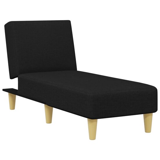 2-Delige Loungeset Stof Zwart