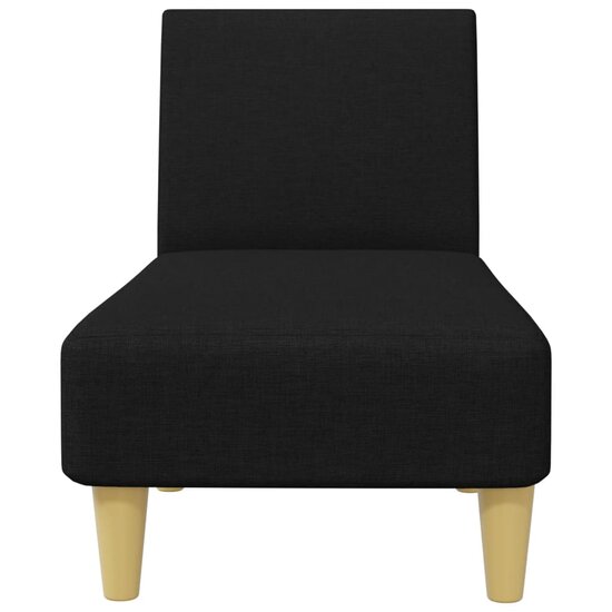 2-Delige Loungeset Stof Zwart