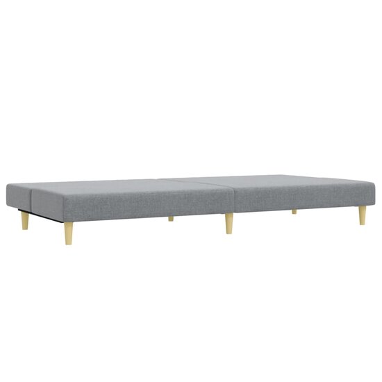 2-Delige Loungeset Stof Lichtgrijs