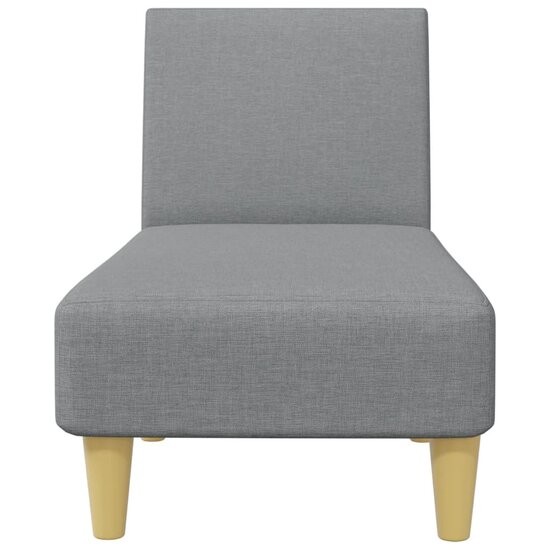 2-Delige Loungeset Stof Lichtgrijs