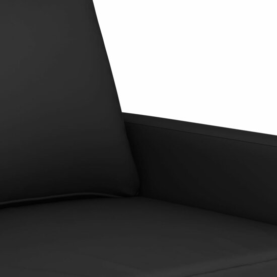 3-Delige Loungeset Met Kussens Fluweel Zwart