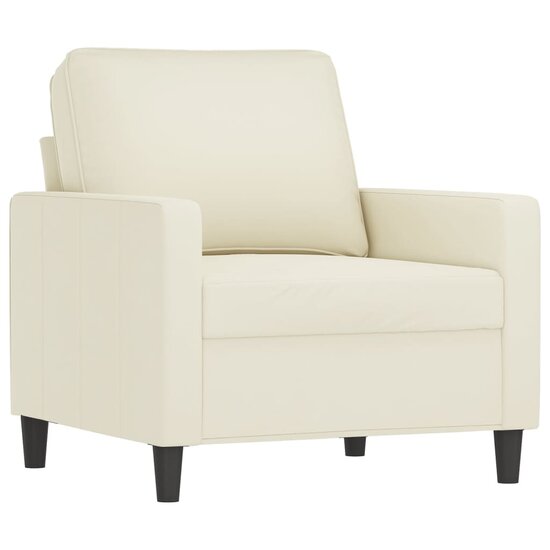 4-Delige Loungeset Fluweel Kleurig Cr&egrave;me