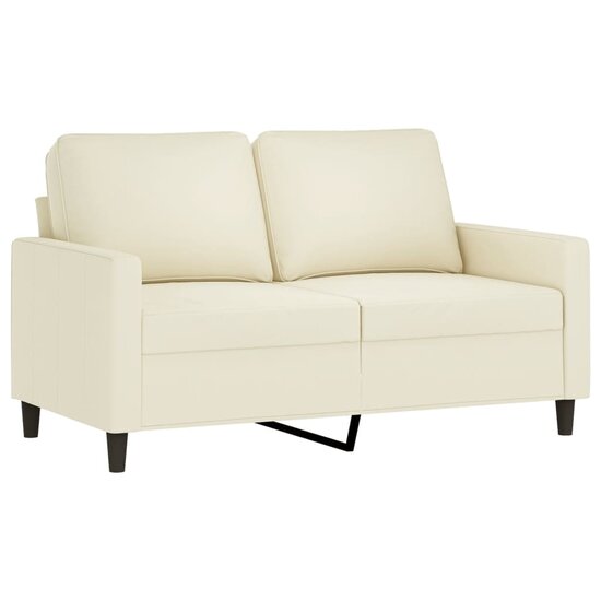 4-Delige Loungeset Fluweel Kleurig Cr&egrave;me