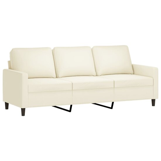 4-Delige Loungeset Fluweel Kleurig Cr&egrave;me