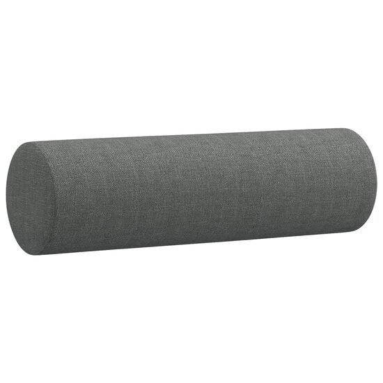 3-delige Loungeset met kussens stof donkergrijs