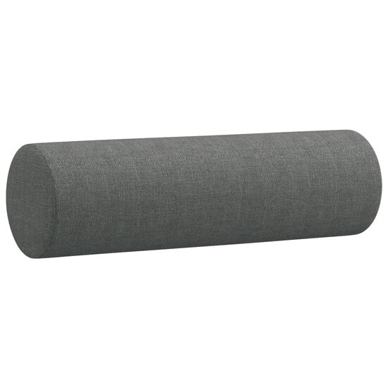 3-delige Loungeset met kussens stof donkergrijs
