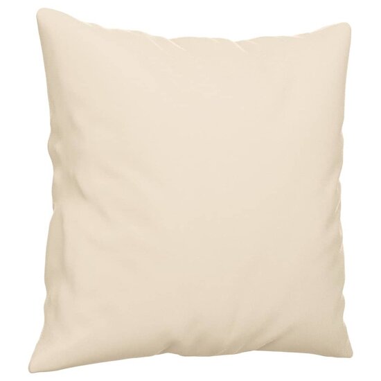 3-Delige Loungeset Met Kussens Microvezelstof Beige