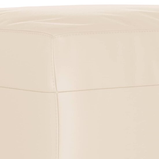 3-Delige Loungeset Met Kussens Microvezelstof Beige