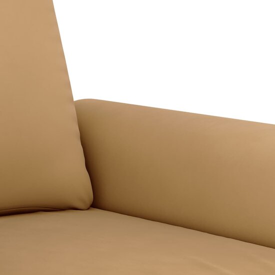 3-Delige Loungeset Met Kussens Fluweel Bruin