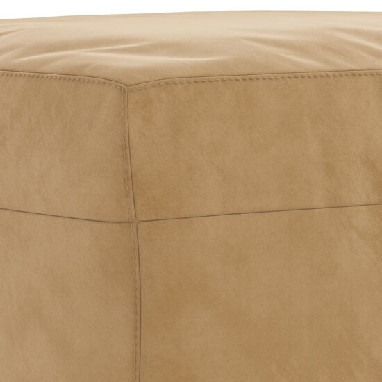 3-Delige Loungeset Met Kussens Fluweel Bruin