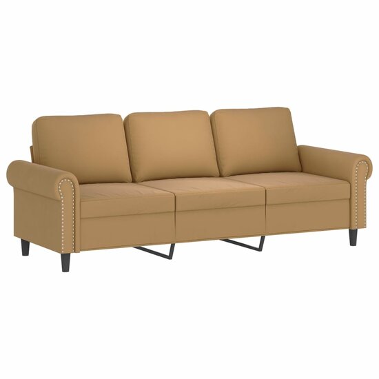 4-Delige Loungeset Met Kussens Fluweel Bruin