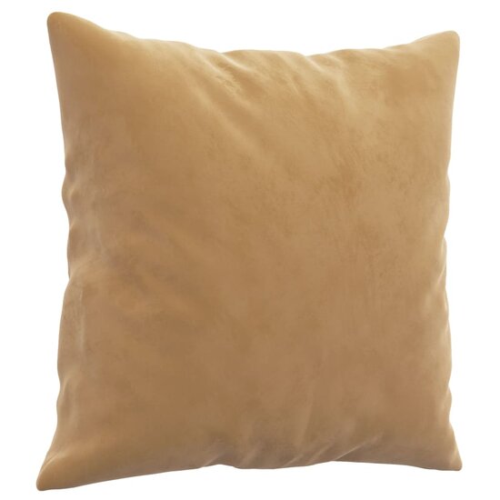 4-Delige Loungeset Met Kussens Fluweel Bruin