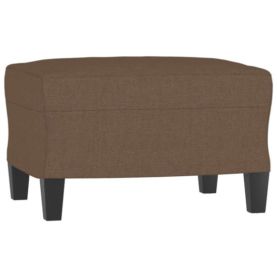 3-Delige Loungeset Met Kussens Stof Bruin