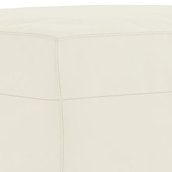 3-Delige Loungeset Met Kussens Fluweel Kleurig Cr&egrave;me