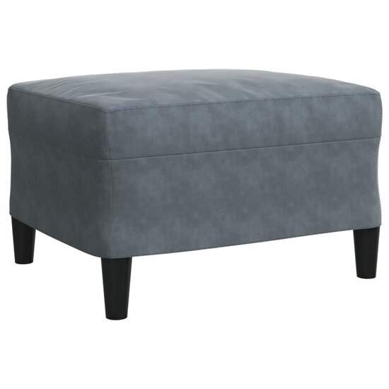 4-Delige Loungeset Met Kussens En Bolsters Fluweel Donkergrijs