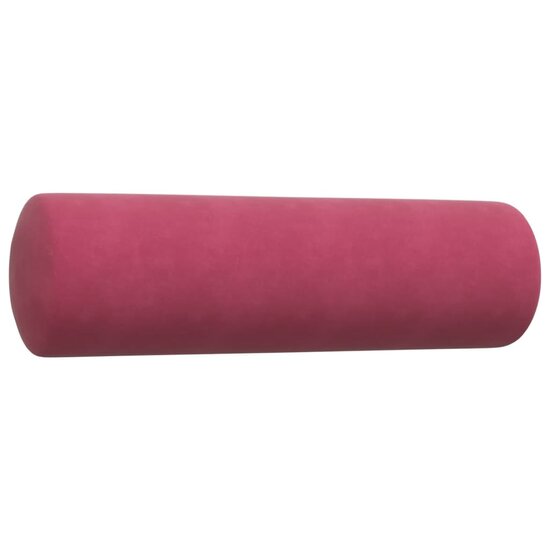 4-Delige Loungeset Met Kussens En Bolsters Fluweel Wijnrood