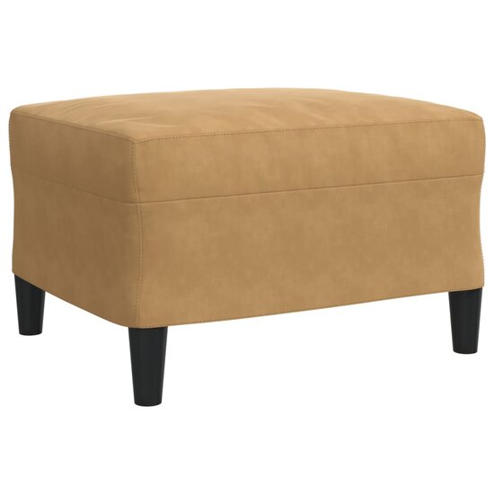 3-Delige Loungeset Met Kussens En Bolsters Fluweel Bruin