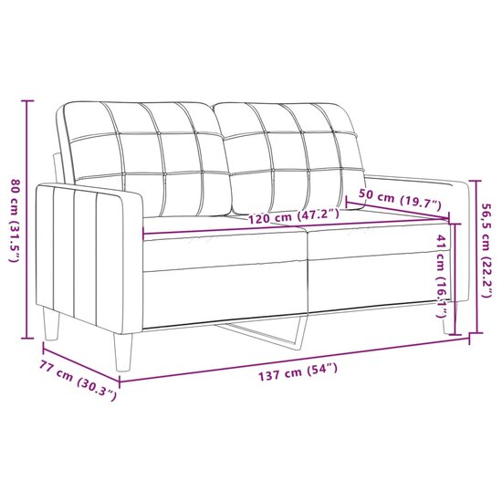 2-Delige Loungeset En Bolsters Fluweel Roze met kussens