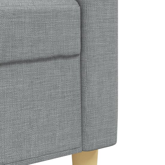 2-Delige Loungeset Stof Lichtgrijs
