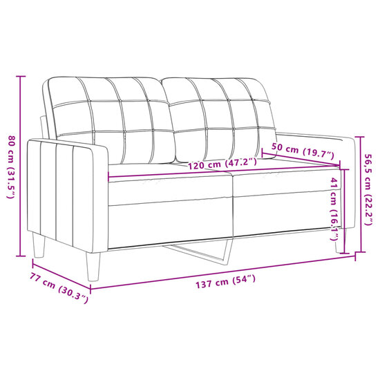 3-Delige Loungeset Met Kussens En Bolsters Fluweel Geel