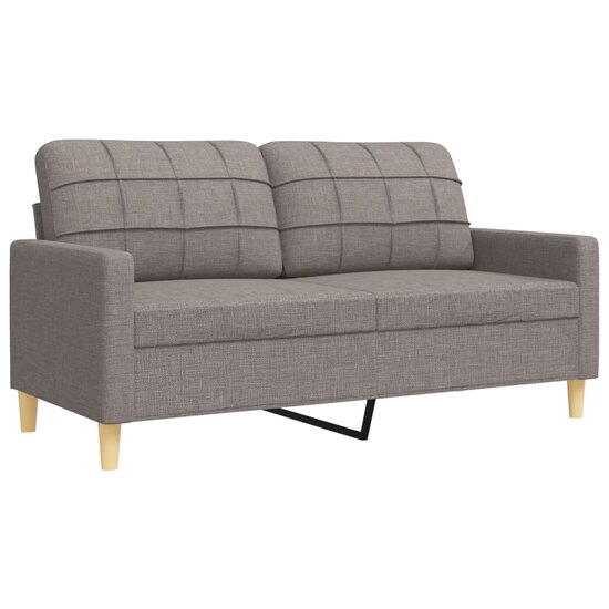 2-Delige Loungeset Stof Taupe