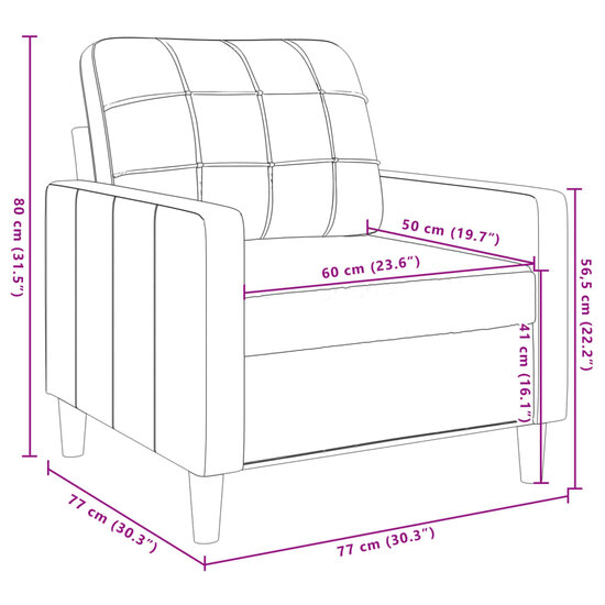 3-Delige Loungeset Met Sierkussens Stof Zwart