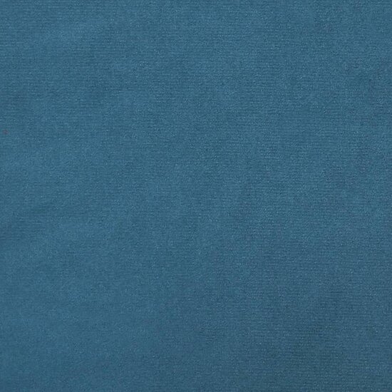 Driezitsbank met sierkussens 180 cm fluweel blauw
