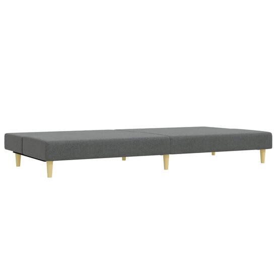 2-Delige Loungeset Stof Donkergrijs