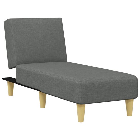 2-Delige Loungeset Stof Donkergrijs