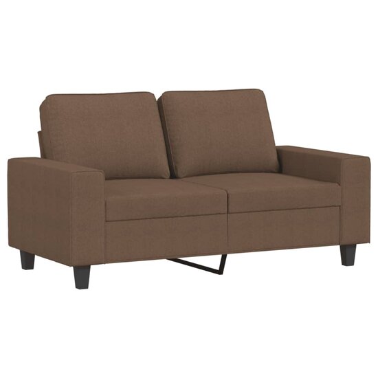 3-Delige Loungeset Stof Bruin